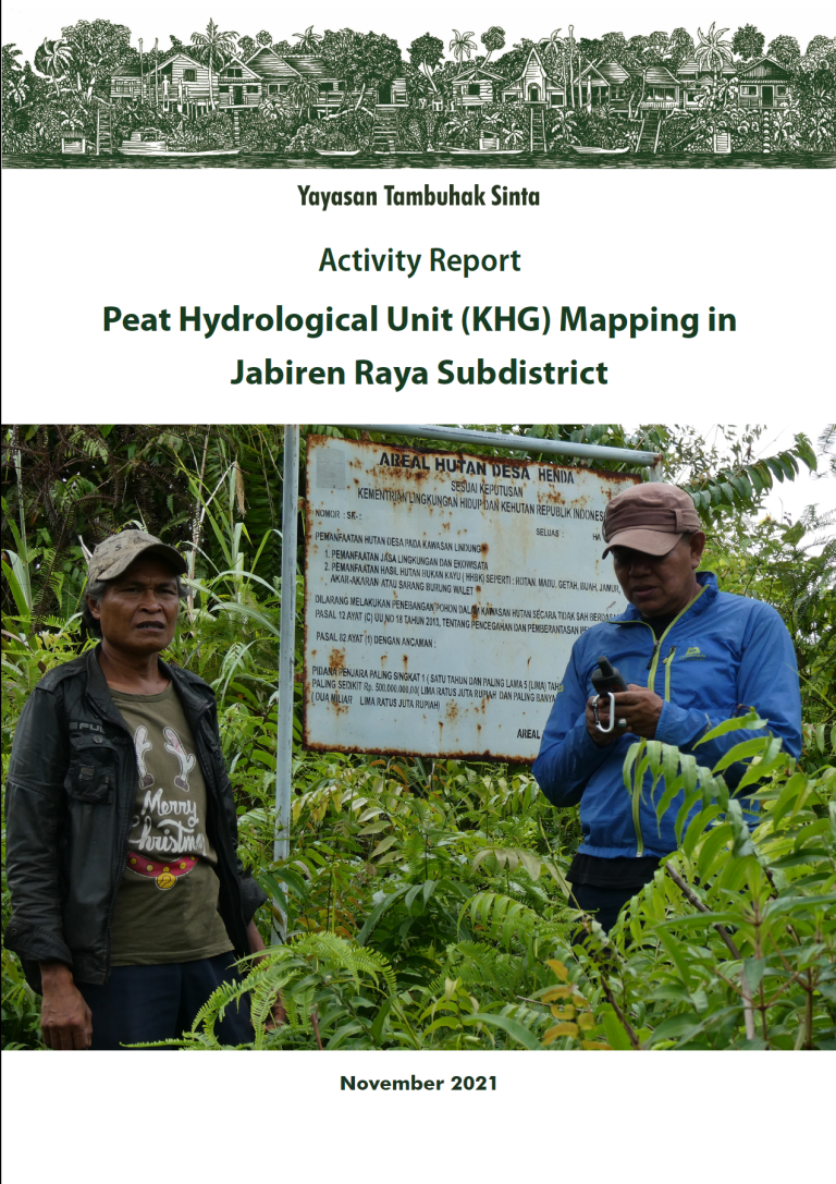 Mapping of Peat Hydrological Unit in Jabiren Raya Subdistrict
